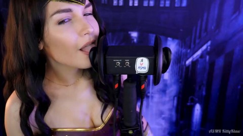 kittyklaw asmr wonder woman licking porno